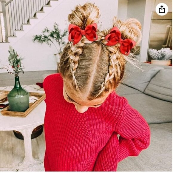 Grosgrain Ribbon Bow x14 Assorted Colors Bundle E - Picture 5 of 8